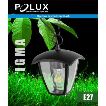 Polux IGMA 311887 Висяща лампа 1x12W/E27 IP44