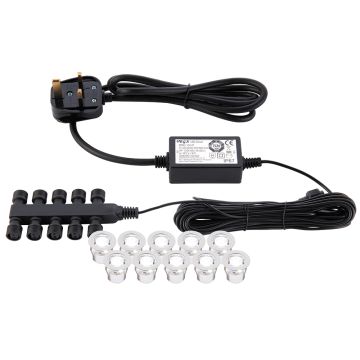 Endon IKON ROUND 13889 Плувен басейн лампа 10x0.45W/LED 6500K 80LM IP67