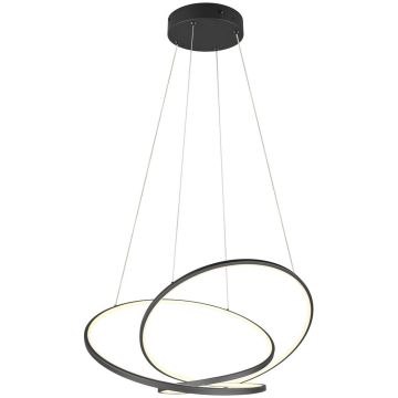 Trio DARVIN 349119132 Висяща лампа 1x52w/led 2300+3000+4000k 6700lm ip20