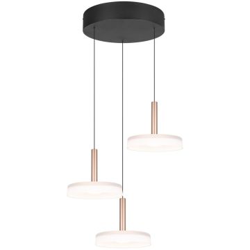 Trio CELESTE 354930365 Висяща лампа 3x7w/led 3000k 750lm ip20