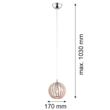 Argon PORTORYKO 3678 Висяща лампа 1x7W/E14 IP20