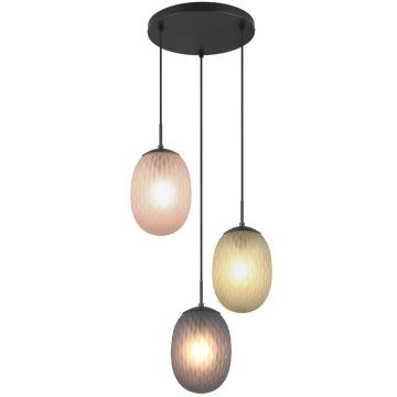Trio FACETTE 364230317 Висяща лампа 3x25w/e27 ip20
