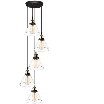 Altavola Design NEW YORK LOFT LA034/CO5 Висяща лампа 5x40W/E27 IP20