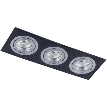 Italux Mooty BL MQ71805-3AB Вградено спот светило 3x50W/GU5,3 IP20