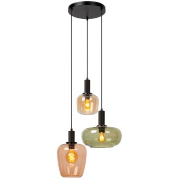 Lucide ILONA 45408/13/99 Висяща лампа 3x40w/e27 ip20