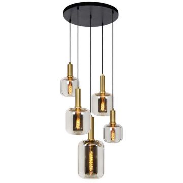 Lucide JOANET 45494/15/65 Висяща лампа 5x40w/e27 ip20