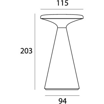 Maxlight FUNGHI T0064 Масичка лампа 1x1.6w/led 2700k 160lm ip44
