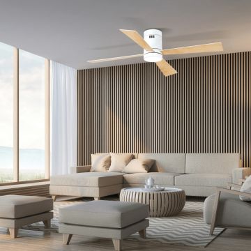 Zambelis CEILING FAN 19137 Вентилатор 15W/led 3000K, 4000K, 6000K 1500lm IP20
