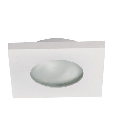 Light Prestige Lagos LP-440/1RS WH square Вградено спот светило 1x50W/GU10 IP65