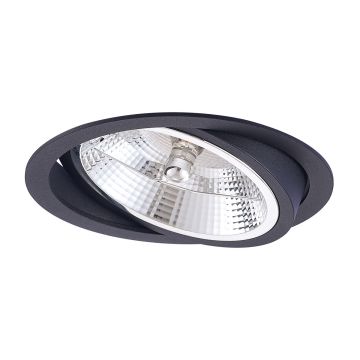 Light Prestige Nero LP-4424/1RS BK movable Вградено спот светило 1x50W/GU10 IP20