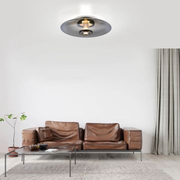 Paul Neuhaus PURE VITRUM 6083-15 Таванна лампа 2x17,5W/LED 2700K 600lm IP20