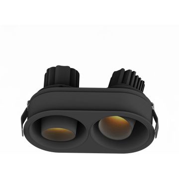 Zambelis RECESSED SPOT LED S176 Вградено спот светило 2x10W/led 3000K 1440lm IP44