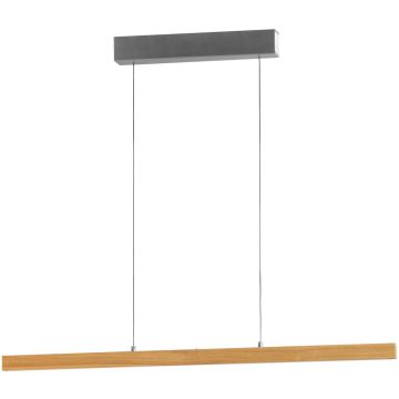 Fischer&Honsel SHINE-WOOD 61101 Висяща лампа 1x26,29w/led 2700k-3350k-4000k 3341lm ip20