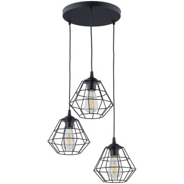 TK Lighting DIAMOND 6204 Висяща лампа 3x15W/E27