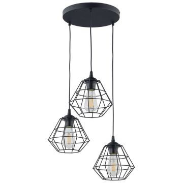 TK Lighting DIAMOND 6204 Висяща лампа 3x15W/E27