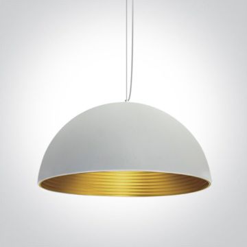 One Light Bowl Shade 63022B/W/BS Висяща лампа 1x20W/E27 IP20