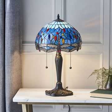 Endon DRAGONFLY BLUE 64090 Масичка лампа 2x60W/E27 IP20