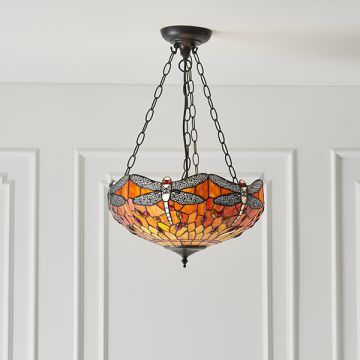 Endon DRAGONFLY FLAME 64076 Висяща лампа 3x60W/E27 IP20