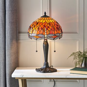 Endon DRAGONFLY FLAME 64092 Масичка лампа 2x60W/E27 IP20