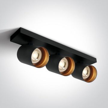 One Light The Retro 65305N/B Спот 3x10W/GU10 IP20