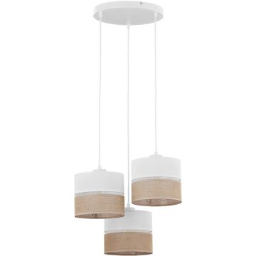 TK Lighting LINOBIANCO 6575 Висяща лампа 3x15W/E27