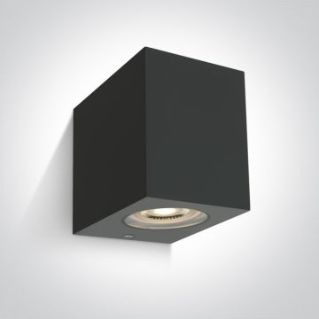 One Light Outdoor Cube 67142H/AN Светильник за стена 1x6W/GU10 IP65