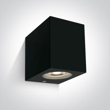 One Light Outdoor Cube 67142H/B Светильник за стена 1x6W/GU10 IP65