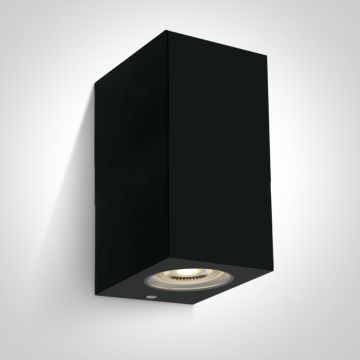 One Light Outdoor Cube 67142K/B Светильник за стена 2x6W/GU10 IP65