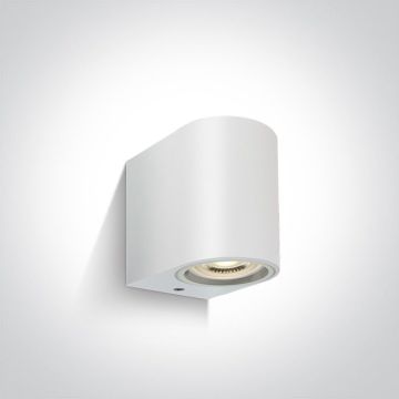 One Light Outdoor Cylinders 67142F/W Светильник за стена 1x6W/GU10 IP65