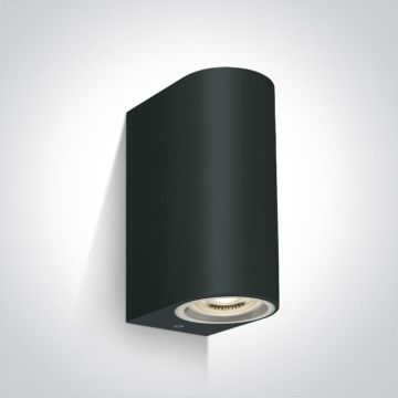 One Light Outdoor Cylinders 67142G/B Светильник за стена 2x6W/GU10 IP65