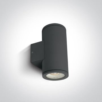 One Light Outdoor Wall Lights 67400B/AN Светильник за стена 2x10W/GU10 IP54