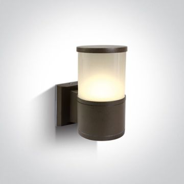 One Light Tube Lights 67094/BR Светильник за стена 1x20W/E27 IP54