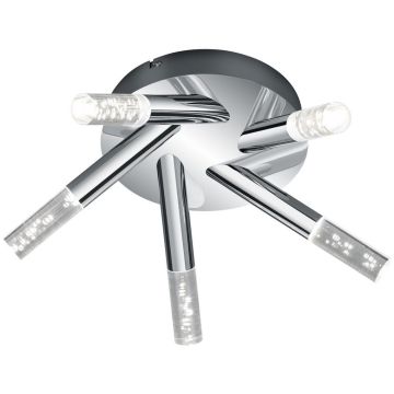 Trio BOLSA 682410506 Таванна лампа 5x3.1w/led 3000k 310lm ip44