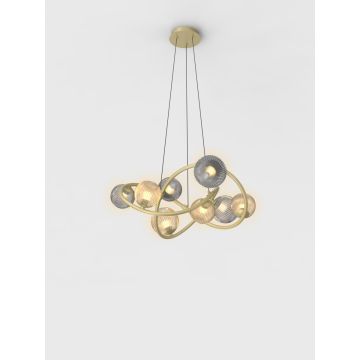 Aviano Lighting METZ 7015-804 Висяща лампа 8x3,5w/g9 3000k 3120lm