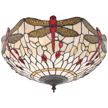 Endon DRAGONFLY BEIGE 70723 Таванен светилник 2x60W/E27 IP20