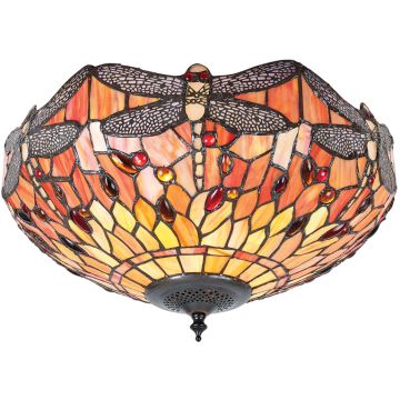 Endon DRAGONFLY FLAME 70721 Таванен светилник 2x60W/E27 IP20