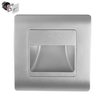 Prezent STEP LIGHT SINGLE VERSION 70410 Светлина за стълбище със скрит монтаж 1x1W/LED 95lm IP20