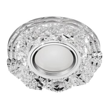 Prezent ELEGANT DOUBLE LIGHT 71094 Вградено спот светило 1x50W/GU10|1x3W/LED 380lm IP20