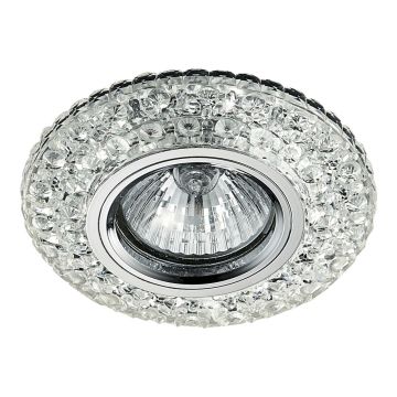 Prezent ELEGANT DOUBLE LIGHT 71095 Вградено спот светило 1x50W/GU10|1x3W/LED 380lm IP20