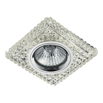 Prezent ELEGANT DOUBLE LIGHT 71096 Вградено спот светило 1x50W/GU10|1x3W/LED 380lm IP20