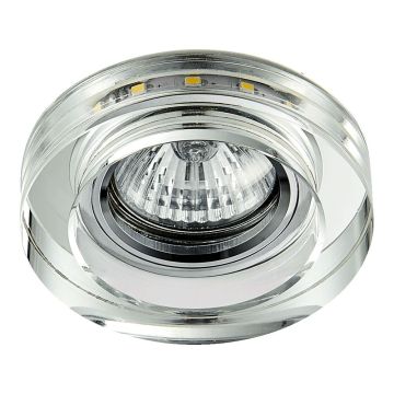 Prezent ELEGANT DOUBLE LIGHT 71104 Вградено спот светило 1x50W/GU10|1x3W/LED 380lm IP20