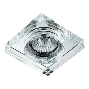 Prezent ELEGANT DOUBLE LIGHT 71105 Вградено спот светило 1x50W/GU10|1x3W/LED 380lm IP20