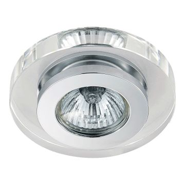 Prezent ELEGANT GLASS FIX 71005 Декоративен вграден светилник 1x50W/GU10 IP20
