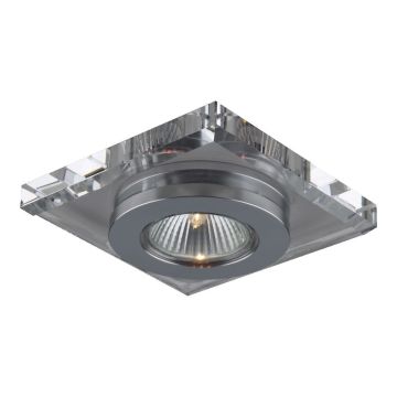 Prezent ELEGANT GLASS FIX 71006 Декоративен вграден светилник 1x50W/GU10 IP20