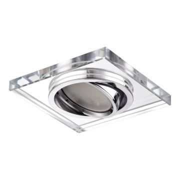 Prezent ELEGANT GLASS MOVABLE 71053 Вградено спот светило 1x50W/GU10 IP20