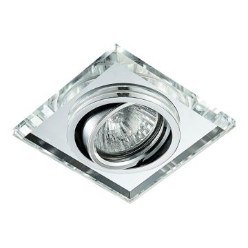 Prezent ELEGANT GLASS MOVABLE 71063 Вградено спот светило 1x50W/GU10 IP20
