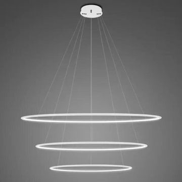 Altavola Design Ledowe okręgi LA075/P_100_in_4k_white Висяща лампа 3x130W/LED 4000K 8970lm IP44
