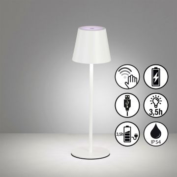 Fischer&Honsel Viletto 850354 Масичка лампа 1x2W/LED 3000K 190lm IP54