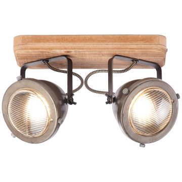 Brilliant CARMEN WOOD 72029/84 Спот 2x5W/GU10 IP20
