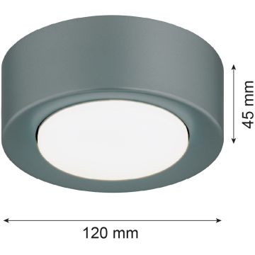 Argon ELORA 8917 Таванна лампа 1x12W/GX53 ip20
